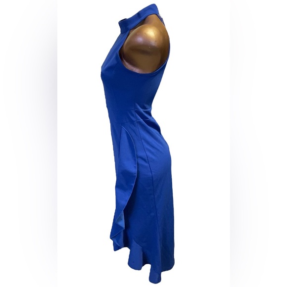Sleeveless Halter Bodycon Split Mermaid Dress - Picture 4 of 10
